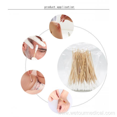 Wound Clean Disposable Disinfection Cotton Applicator Swabs